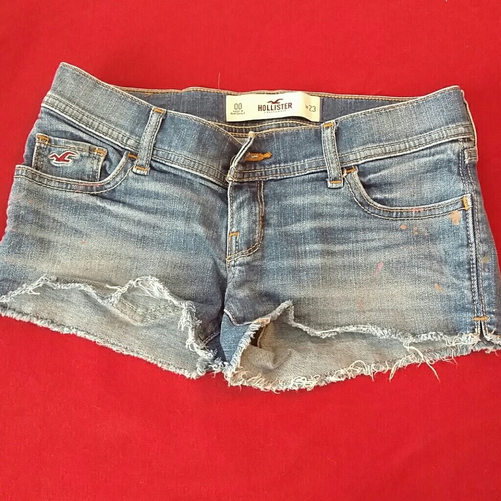 Hollister jean shorts