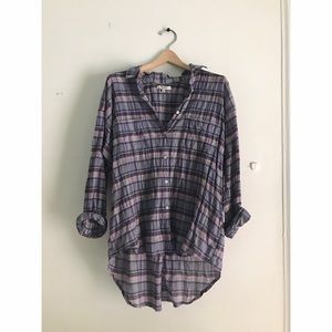 Madewell Plaid Button Down