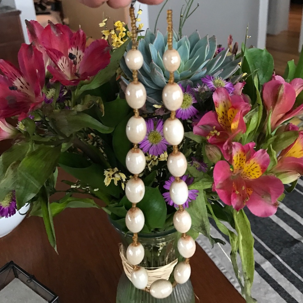 Beaded necklace! Glass beads.