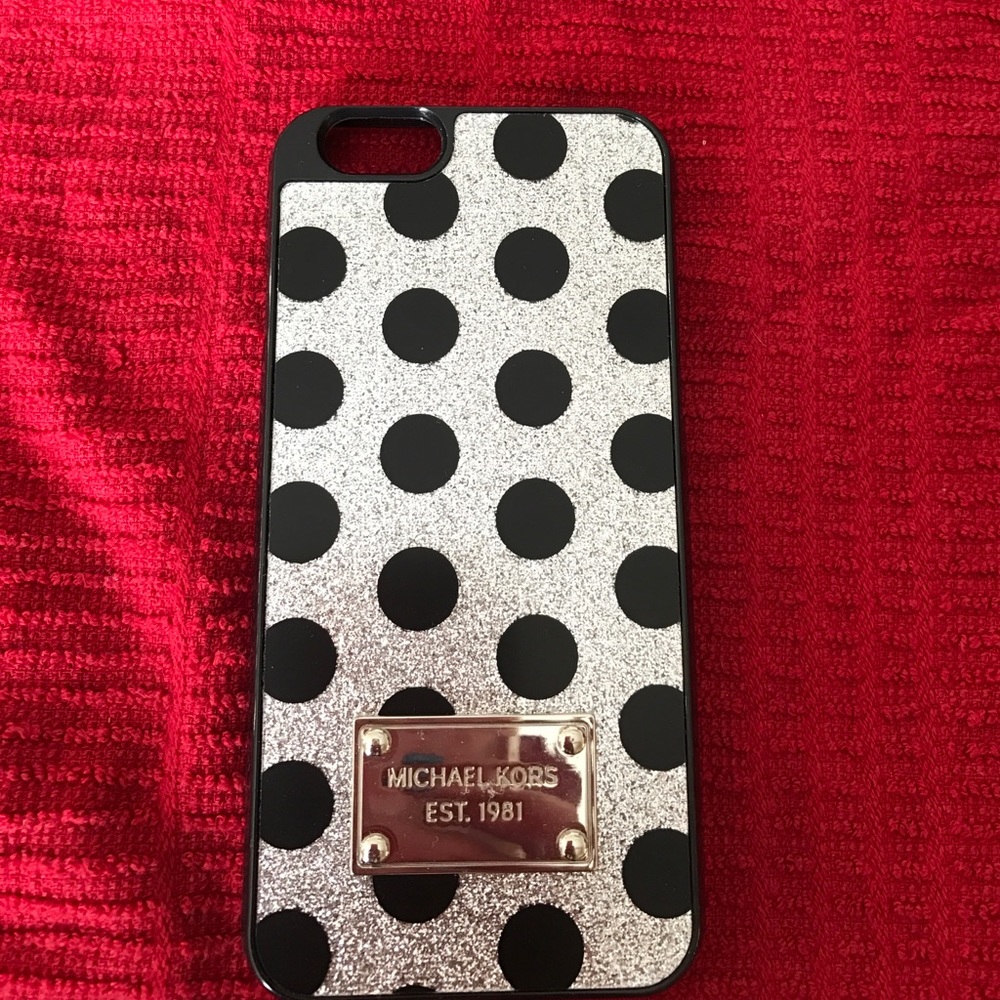 Michael Kors polka dot snap on case