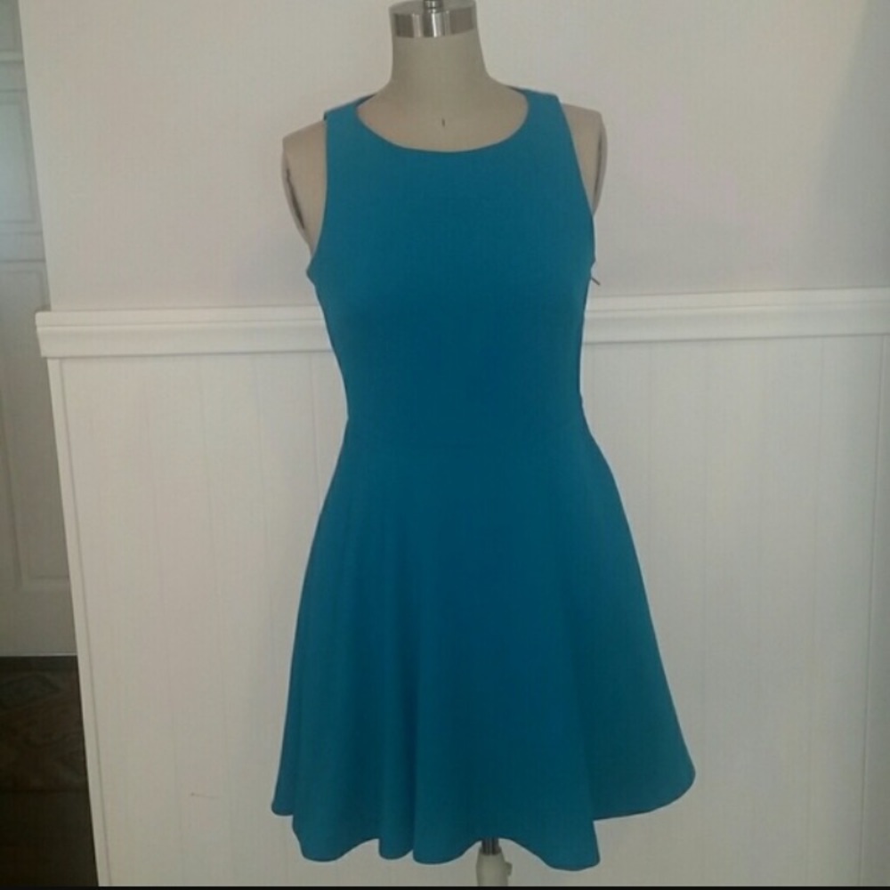 Zara teal dress