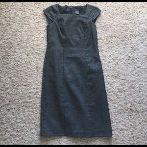 Grey business casual dress, size 00P