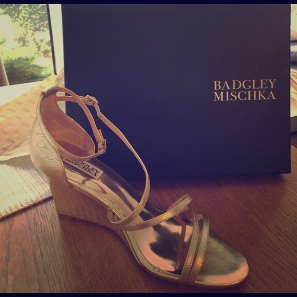 Badgley Mischka Shoes - Didn't fit me! Bought them for a wedding.