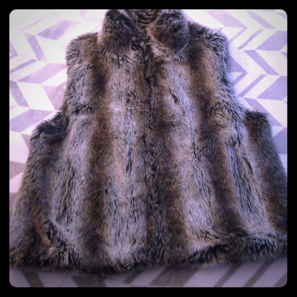 NWT fur vest