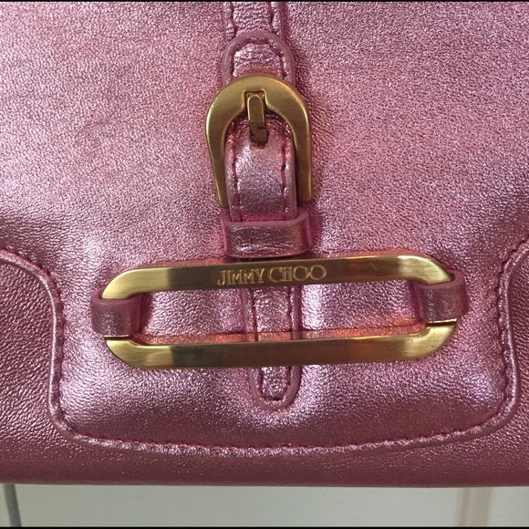 Jimmy Chip pink metallic handbag - Picture 2 of 4