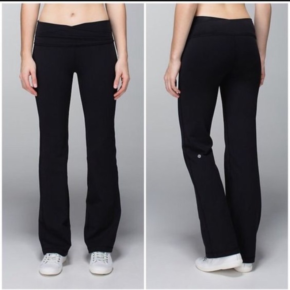 Lululemon Astro black yoga pants size 2