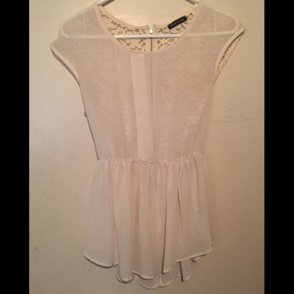 Small Jella Couture Peplum Blouse