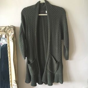 ANTHROPOLOGIE "Guinevere chunky knit cardigan"