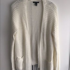 Cream colored cardigan