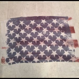 American flag scarf