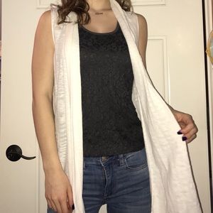 Tank top cardigan!