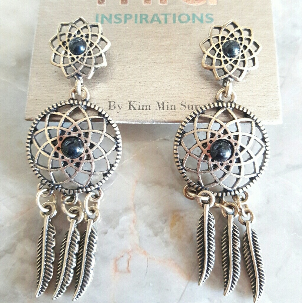 🆕Antique Gold Dreamcatcher Earrings🆕
