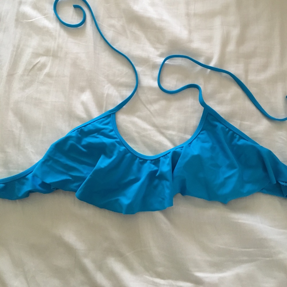 Ruffle bathing shot top. Selling ONLY top