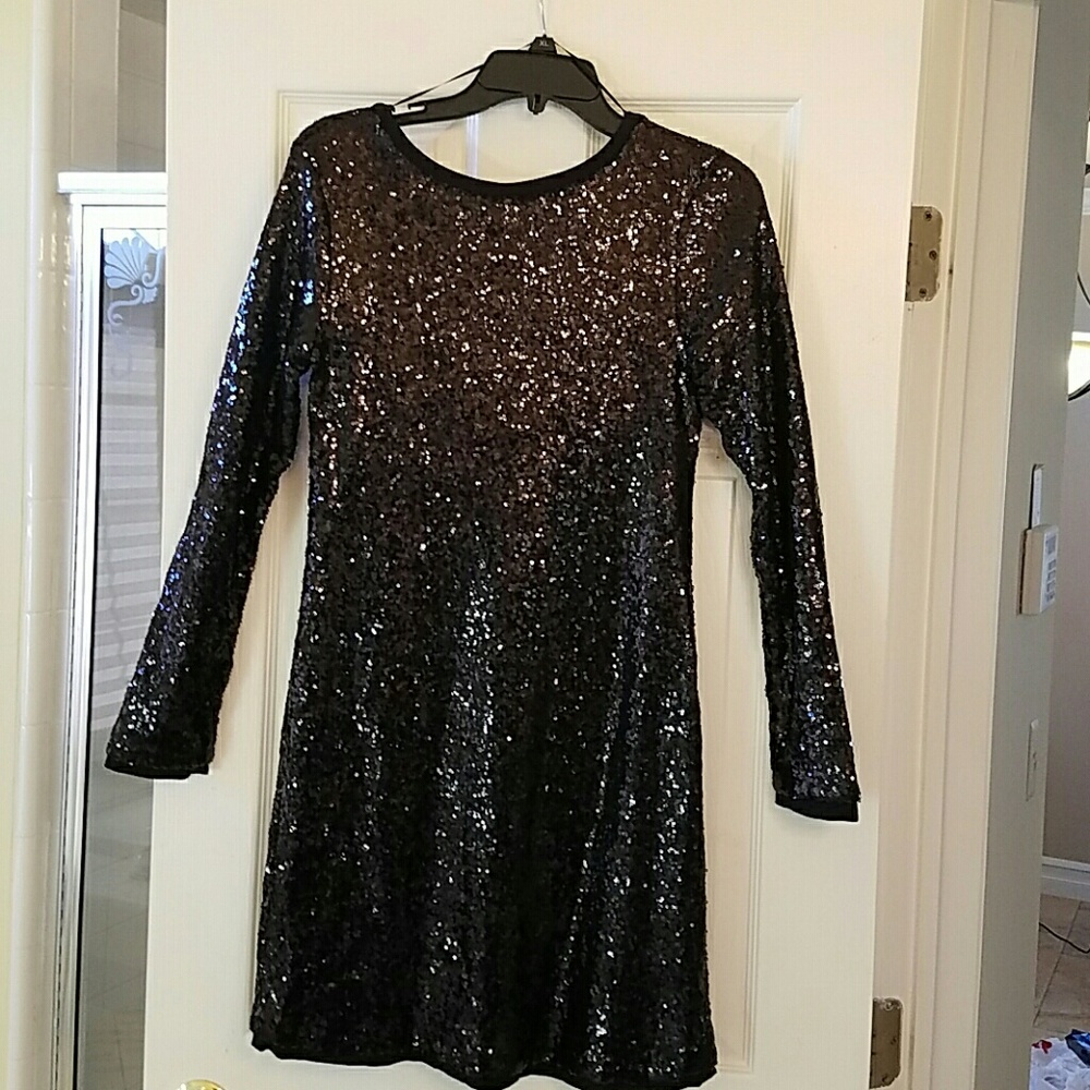 Black Sequin dress