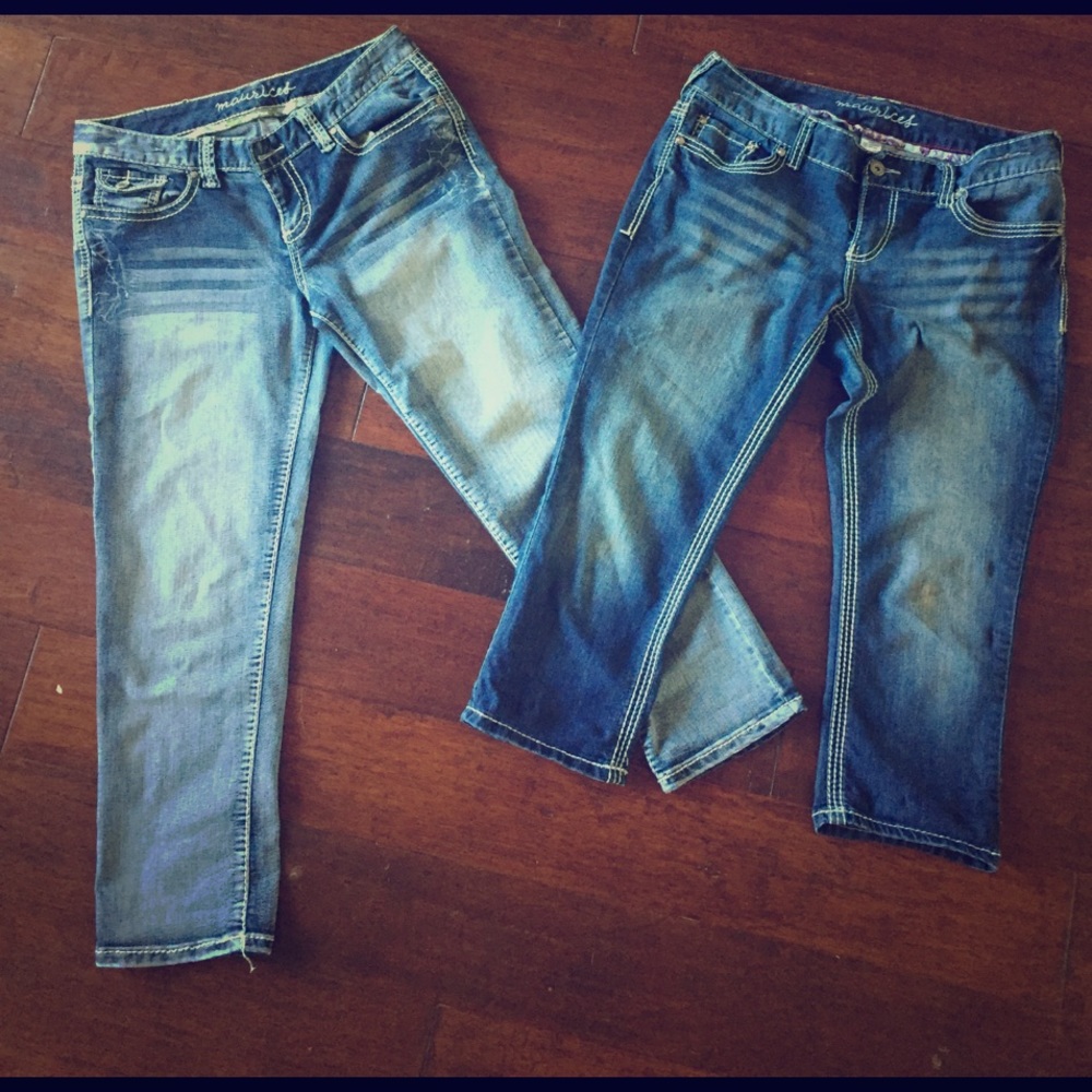 2 pair of Maurice Capri pants