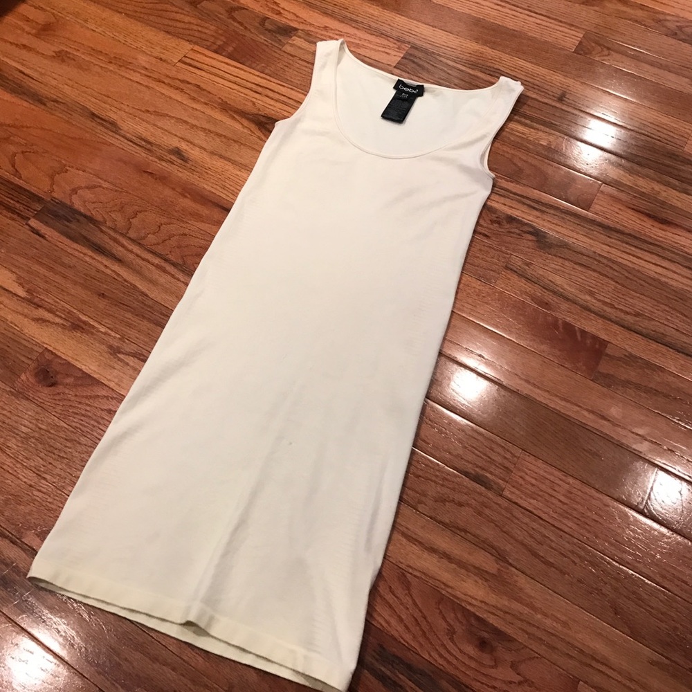 Sexy cream detailed BEBE dress 😍