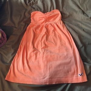 Hollister strapless dress