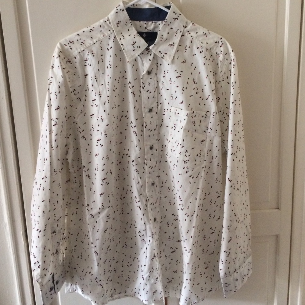 Patterned Casual Button-up