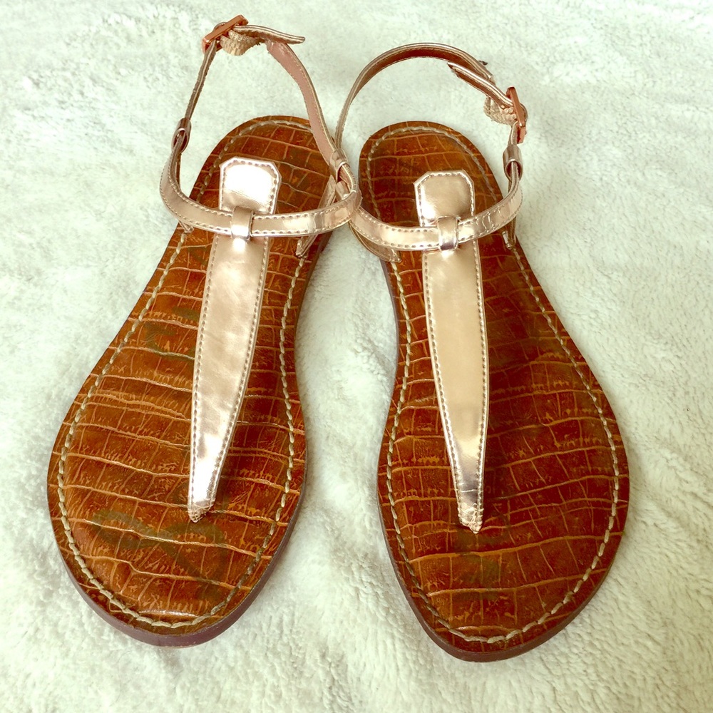 Sam Edelman rose gold sandals!