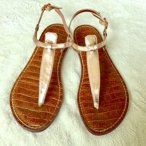 Sam Edelman rose gold sandals!