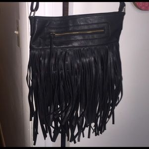 Black Fringe purse
