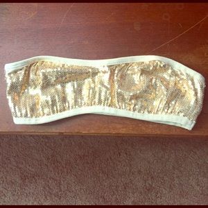 Gold sparkle Bralette