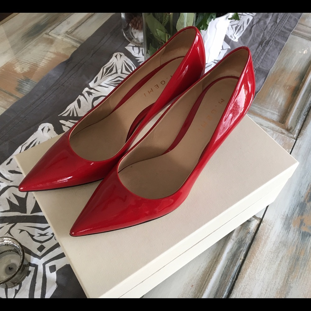 M Gemi Passo Ruby Patent Heels