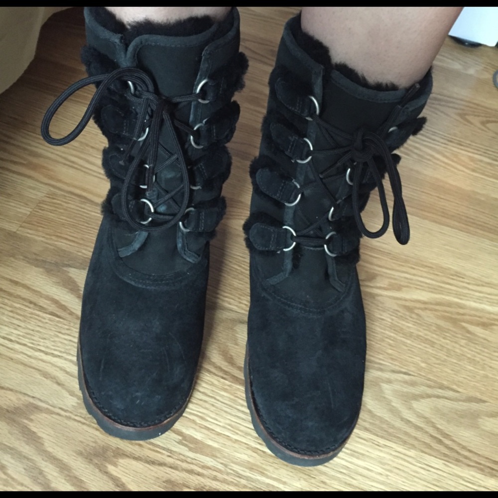 UGG lace up boots