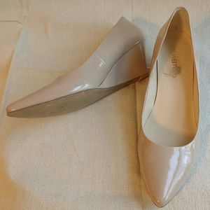 Nine West Wedge Nude Patent pumps