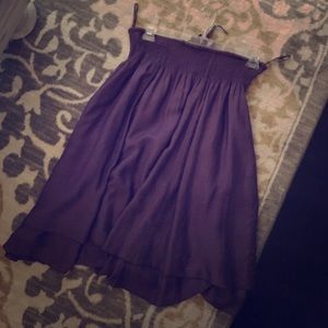 Anthropologie bohemian purple skirt