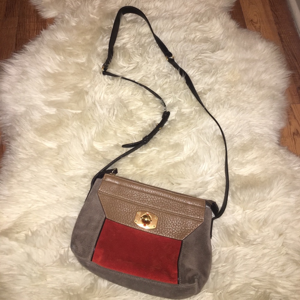 Furla Suede Crossbody