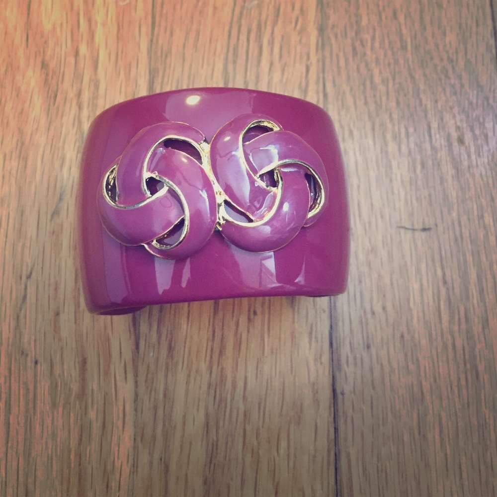 Maroon & Gold Celtic Knot Bangle