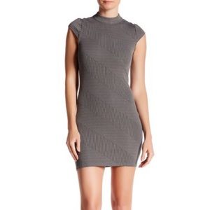 Want & Need- Woman’s Mock Neck Bodycon Dress