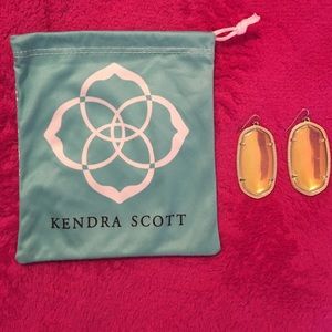 Kendra Scott clear iridescent Danielle earrings
