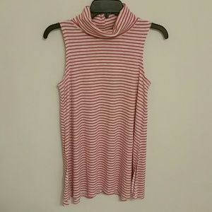 Poof Apparel Sleeveless Mock Top