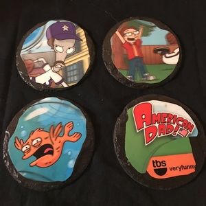American dad slate coasters