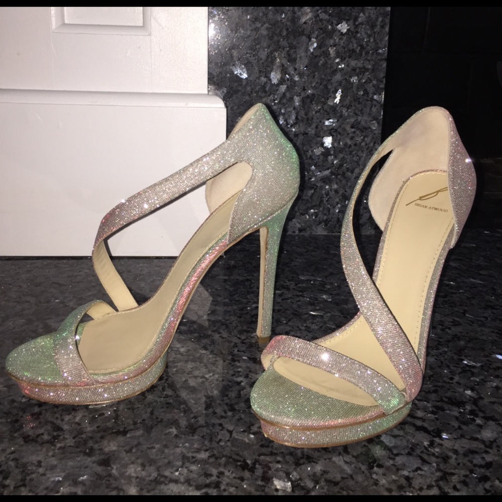 Metallic Consort Open Toe Sparkly Strappy Sandal