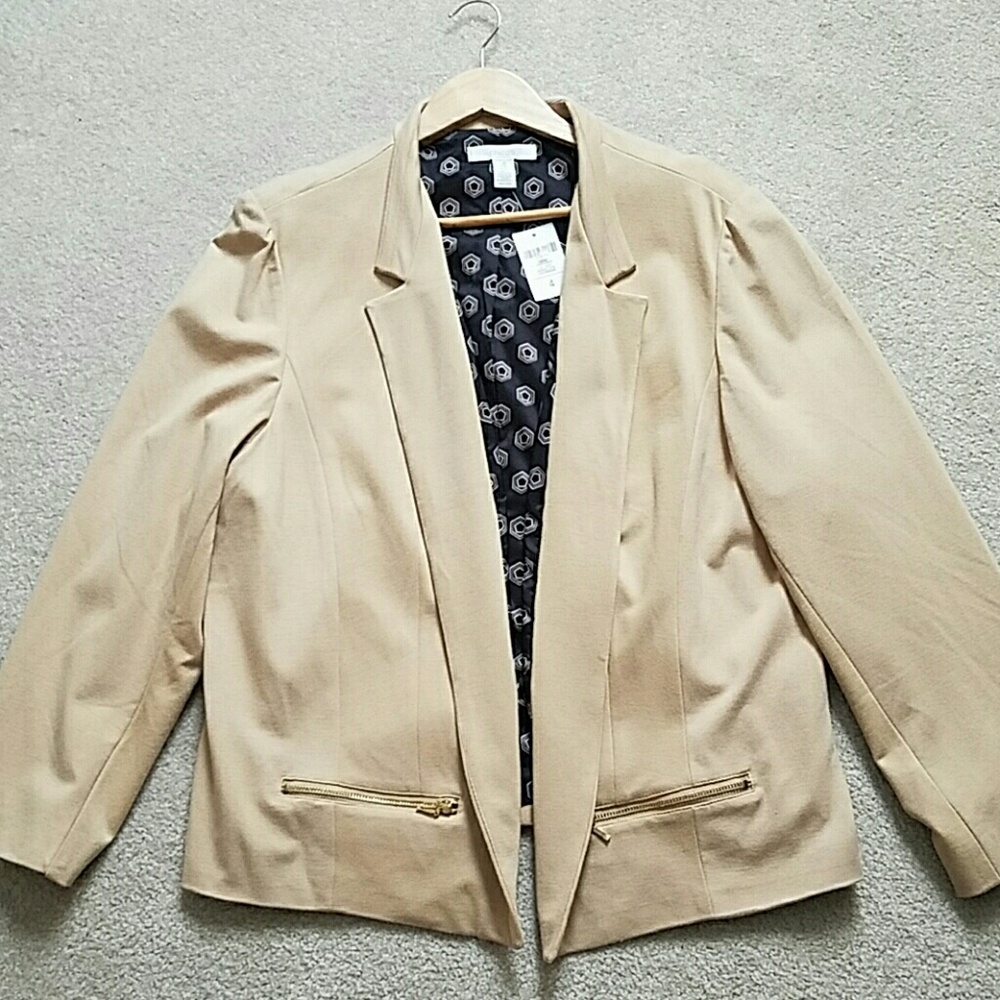 Ladies ponte knit jacket - perfect for work!
