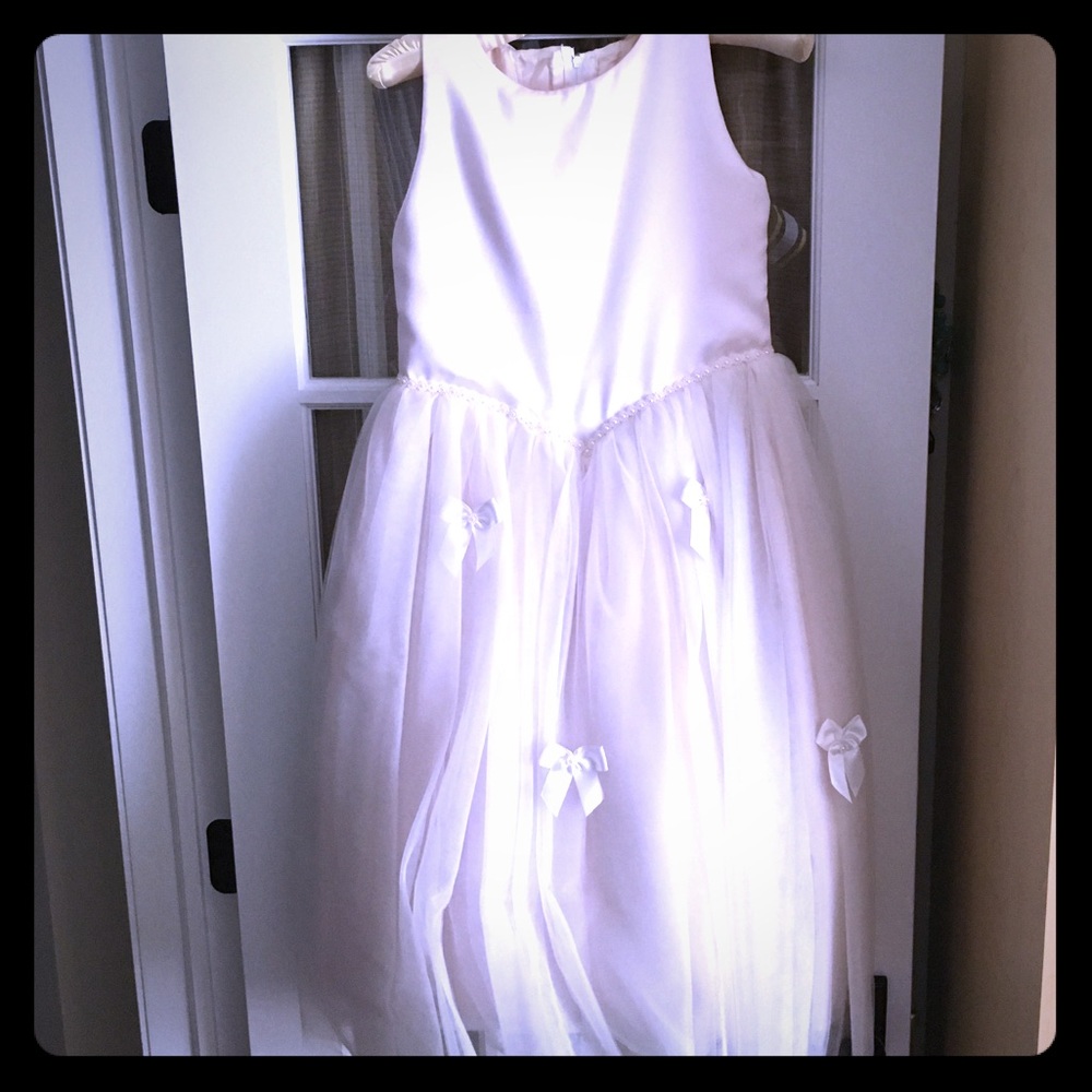 Elena do Vale custom, formal, pale pink tule dress