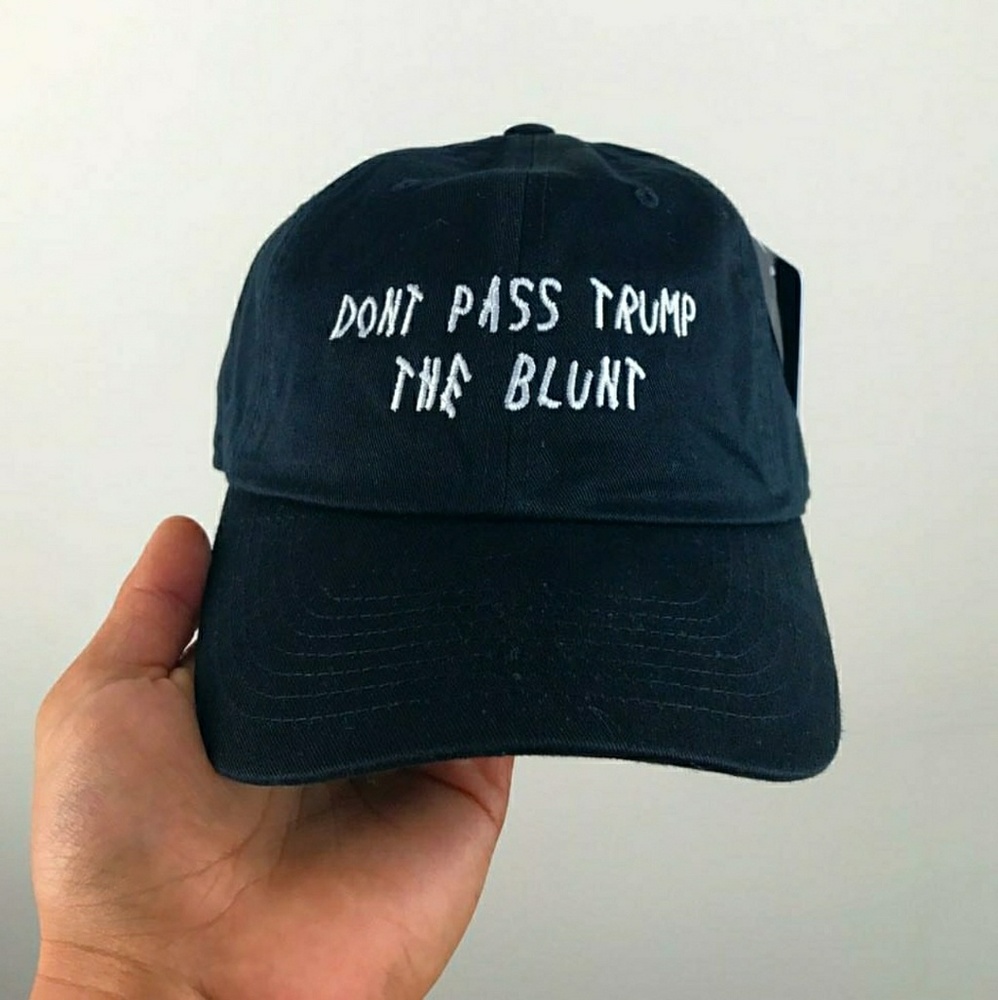 Dont pass trump blunt Dad Hat Strapback Caps