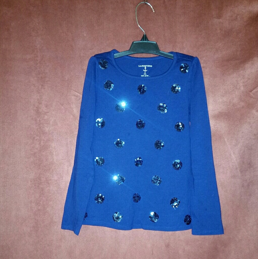 Glitter Polka Dot Long Sleeve