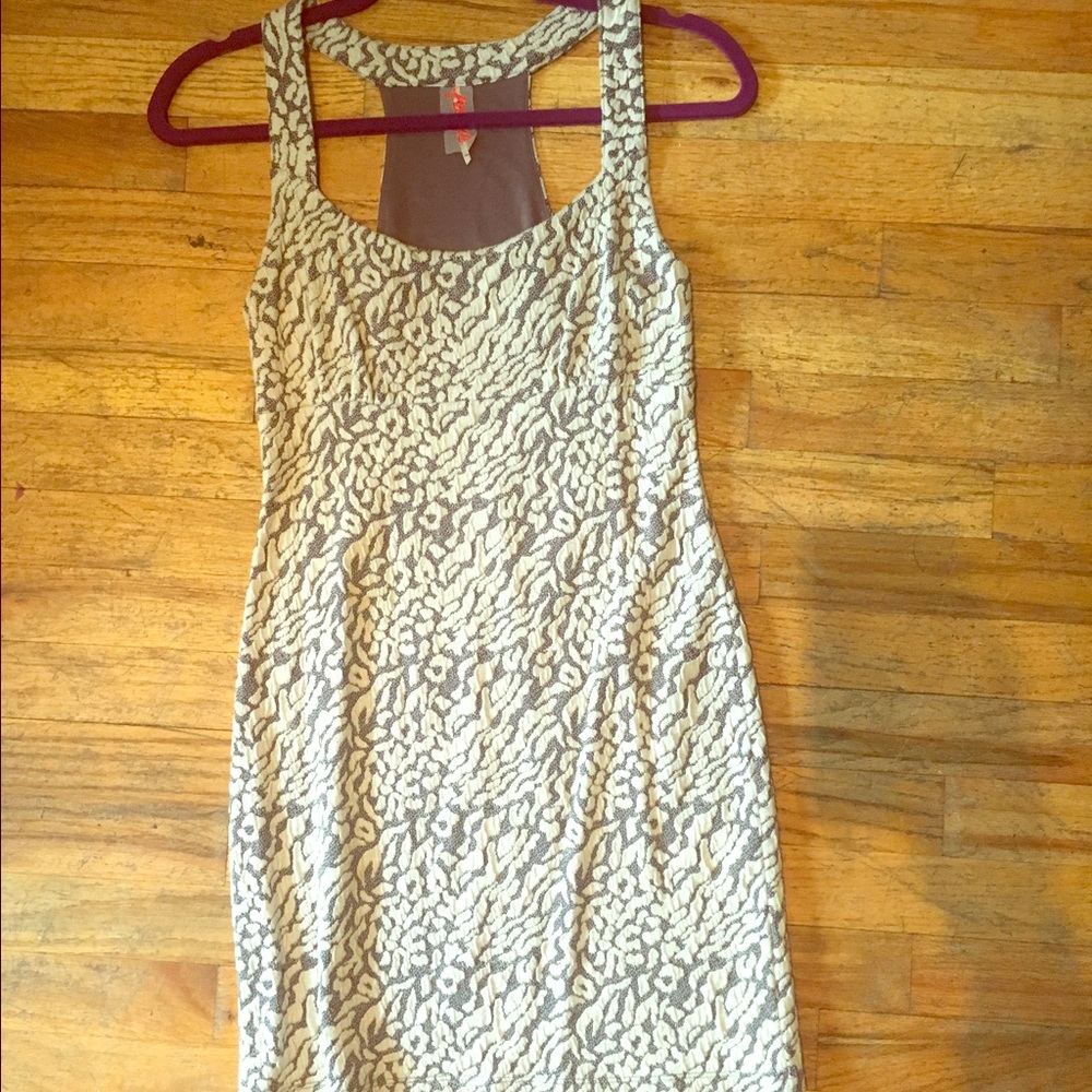 Terry cloth style halter dress