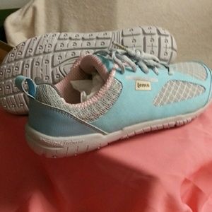 Lems Shoe. Size 38 EU Color Sky blue, pink, & grey