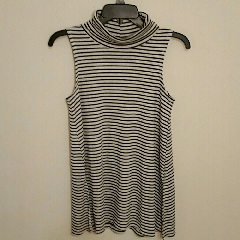 Poof Apparel Sleeveless Mock Top