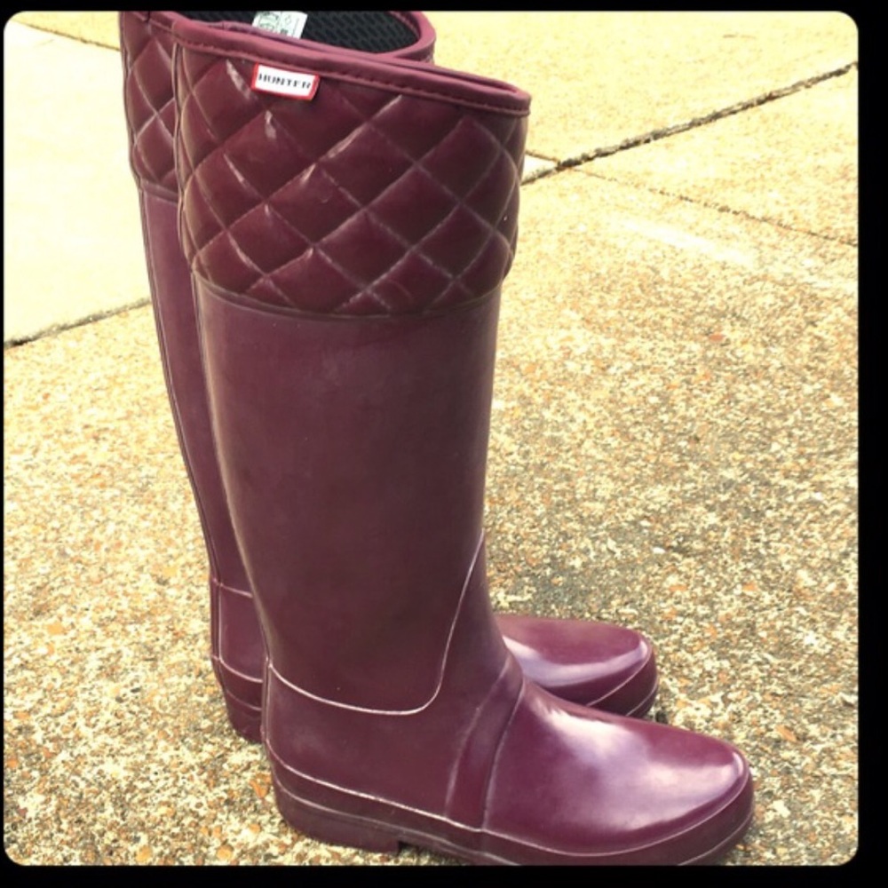 Hunter limited edition Rigley Quilted boot 7/8