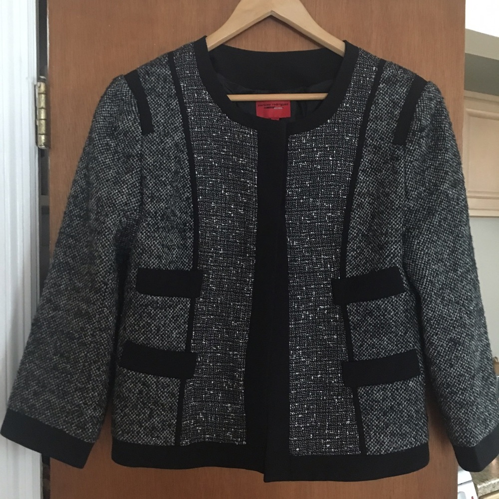 Black Tweed Blazer