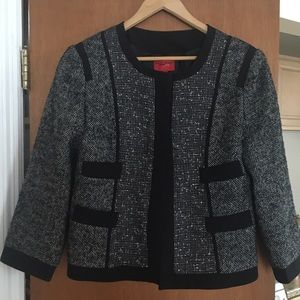 Black Tweed Blazer