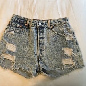 Levi's High Waisted Shorts