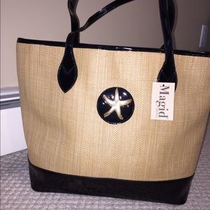 Magid paper straw summer tote bag