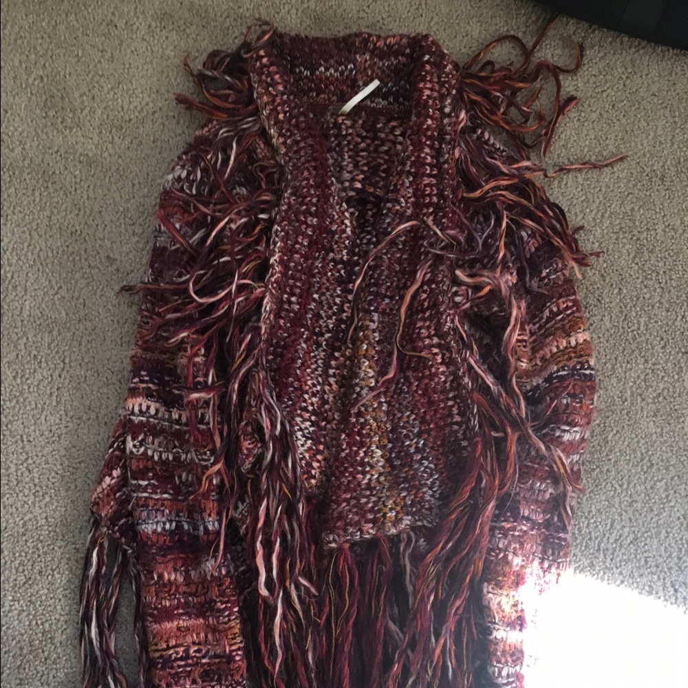 Free People fringe sweater